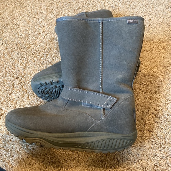 Skechers XF Bollard Wedge Shape-ups Leather Boot - Picture 12 of 16